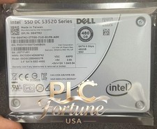 Used DELL 64TMJ 064TMJ SSDSC2BB480G7R Intel DC S3520 480GB 6Gb/s 2.5