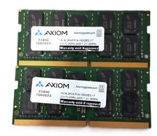 Lot of 2 AXIOM DDR4 16GB Laptop RAM | PC4-19200ES | See Photo picture