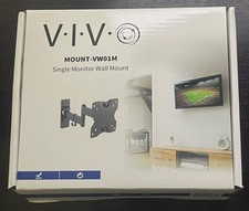 Vivo Single Monitor Wall Mount VW01M Black picture