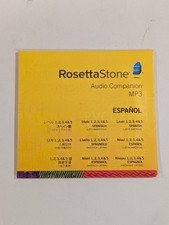 Spanish Rosetta Stone Audio Companion MP3 CDs Levels 1, 2, 3, 4, & 5 | 2 Discs picture