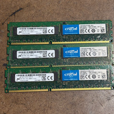 Micron 24GB Kit (3x8GB) PC3L-12800R DDR3L ECC RDIMM Server RAM MT18KSF1G72PZ picture