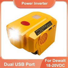 Battery Power Inverter DC 18-20V AC 120V 220V For Dewalt Dual USB Type-c Outdoor picture