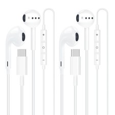 Apple MFi Certified Wired Earphones, 2-Pack USB Headphones for iPhone picture