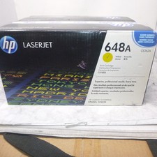 HP 648A CE262A Yellow Toner Cartridge Genuine New Sealed Bag Open Box  picture