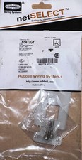Hubbell NetSelect 2-Port Keystone Plate Decorator Frame Gray NS612GY picture