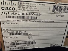 New Cisco 8832 Wireless Mic CP-8832-MIC-WLS Microphone Kit CP-8832-MIC-WLS 8832 picture