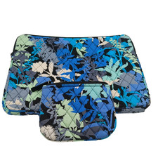 Vera Bradley Camo Floral Zip Top Laptop Tablet Sleeve 14