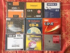 9x CD-R NEW Original Packaging Various Manufacturers Intenso, Verbatim, Traxdata, SKC, Blax,  picture