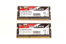 Lot of 2 G.SKILL 8GB PC3L-12800 DDR3-1600MHz Laptop Memory P/N:F3-1600C9D-16GRSL picture