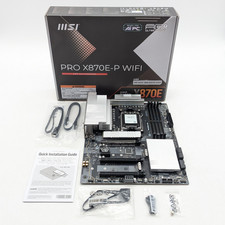 MSI X870E-P PRO Wi-Fi AMD AM5 Socket ATX Motherboard (911-7E70-013) Black picture