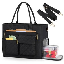 Teacher Tote Bag with Lunch Compartment Laptop Work Bag for Women picture