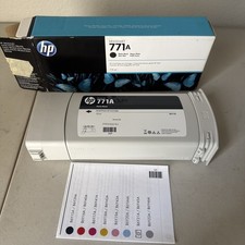 HP DesignJet 771a Ink Cartridge Black Expired 2022 picture