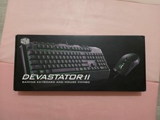 * Sealed & New* Cooler Master Devastator 2 Gaming GREEN LED Keyboard & Mouse picture