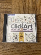Clickart Fonts 3 Deluxe PC Software picture
