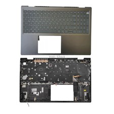 US Palmrest Gray Keyboard Backlight For Dell Inspiron 15 Pro 5510 5515 picture