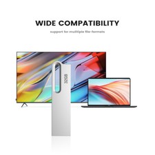 Wholesale  1/5/10pcs 32GB 64GB Waterproof Metal Flash Drives Memory Stick Silver picture