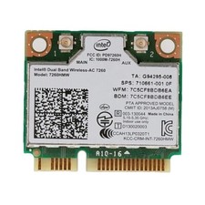 HP EliteBook 840 ZBOOK 14 15 17 Intel 7260 AC 876M 710661-001 Wireless Wlan card picture