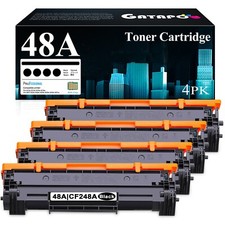 CF248A High Yield Toner Cartridge For HP 48A Laserjet Pro M15W MFP M29W M28W 4PK picture