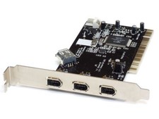 Apollo 4 Port PCI VIA 1394a Firewire Interface Expansion Card/Card SD-FW6306-3I picture