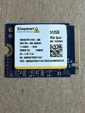 NEW Kingston 512GB 2230 M.2 NVMe PCIe 4 SSD OM3SGP4512K2 picture