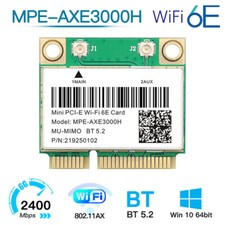 Mini PCIe AXE5400Mbps WiFi 6E Card BT5.2 Network Adapter better than AX210 AX200 picture