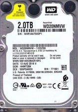 WD WD20NMVW-11EDZS6 dcm: HHMT2BK s/n:WXR1A AUG 2018 Thailand 2TB USB 3.0 C11-15 picture