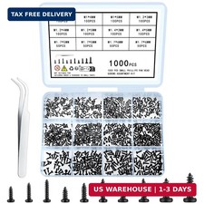 1000 Pcs Small Pan Head Screws Assortment Kit, Micro Tiny Electronic Self-Tappin picture