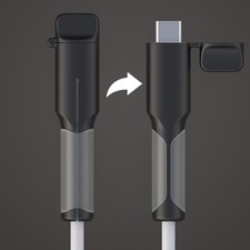 Stylish Silicone Case for USB C Cable Protection and Lifespan Extension picture