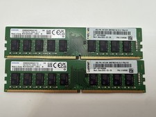 Samsung 32GB (2X16GB) DDR4 PC4-3200 ECC UDIMM Memory M391A2K43DB1-CWEQ picture