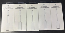 Lot of 5 Apple Thunderbolt to Gigabit Ethernet Adapter MD463LL/A A1433 - NEW picture