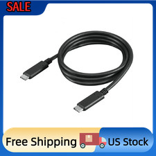Genuine Lenovo USB-C Cable 10Gbps 60W 20V 3A for ThinkPad Type C Dock Monitor 1m picture