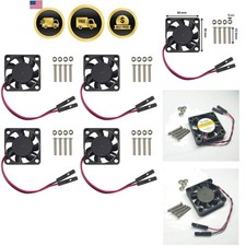 30mm Fan 5V 3.3V DC Quiet Fan for Raspberry Pi 5 4 3B+ 3007 4-Sets picture