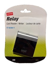 Relay USB Card Reader/Writer Staples New Sealed Compatible With 17 in 1 Devices picture