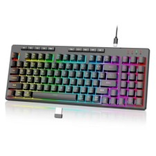 K517 Pro Wireless Gaming Keyboard, RGB Backlit, Tri-Mode BT/2.4GHz/USB Black-W picture