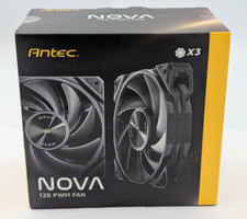 3 PACK Antec NOVA 120 PWM 120mm Premium High-Performance Fan RETAIL NEW picture