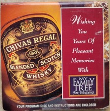 Vintage Floppy Diskette - Chivas Regal My Family Tree for Windows picture
