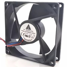 Delta EFB0912SH 9025 12V 0.75A 9CM 3-Wire Dual Ball Server High Airflow Fan picture