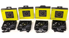 Corsair AF120 ELITE 120mm PWM Case Fans 4-Pack Black Tested Working picture