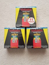 3 Sealed Packs VTG Verbatim Datalife Colors MF2HD High Density 3.5