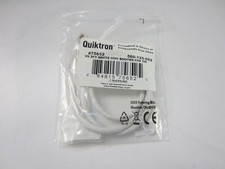 QUIKTRON 560-125-002 VS 2FT WHITE NON BOOTED C5E CM (LOT OF 20)  picture