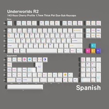 Jaycomia Cherry Profile PBT Keycaps 143-Key Set for MX Switches, Multi-Lang picture