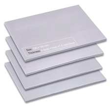 Pack 13 W/m.K Thermal Pads, 100 x 100 mm Silicone Cooling Pad Non Conductive picture