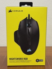New Corsair Nightsword RGB Gaming Mouse Black  RGP0073 For PC picture