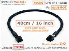 ⚡️UPgrading-16AWG CPU 8-Pin Cable for ASUS ROG THOR LOKI STRIX -📏40cm / 16 inch picture