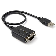 StarTech 1ft (30cm) 1-Port Professional USB to Serial Adapter Cable with COM picture