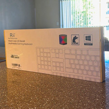 Rii RK100 RK100 Wired USB Gaming Keyboard Illuminated Multimedia QWERTY EN Black picture