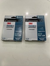 Lot of 2 3M Travan TR-3 MINICARTRIDGE Preformatted 1.6GB Travan Media Cartridge picture