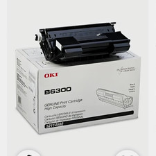 OKI Genuine Black Laser Toner Cartridge for B6300/B6300DN/B6300N 52114502 picture
