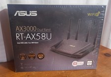 New ASUS RT-AX58U AX3000 Dual Band WiFi 6 Gigabit Router 802.11ax -Still Sealed picture