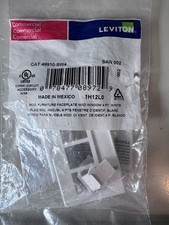 Leviton 49910-SW4 4-Port Modular Faceplate picture